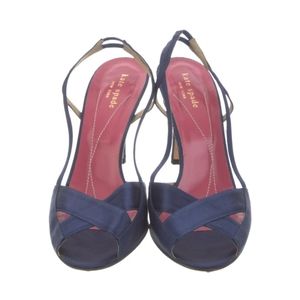 EUC Kate Spade Satin Slingback Heel